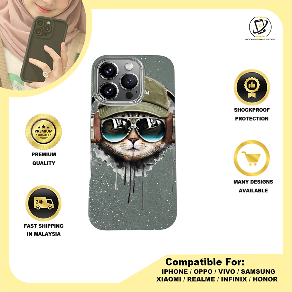 BLING CASE PHONE FOR IPHONE - DESIGN CAT C