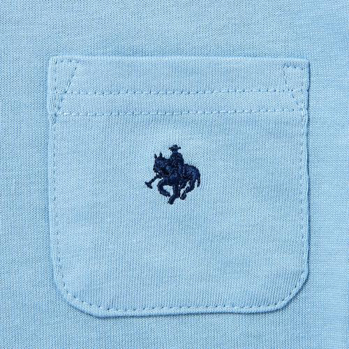 🇯🇵預訂 日本直送🇯🇵Polo Baby標誌刺繡淺藍口袋短袖T恤