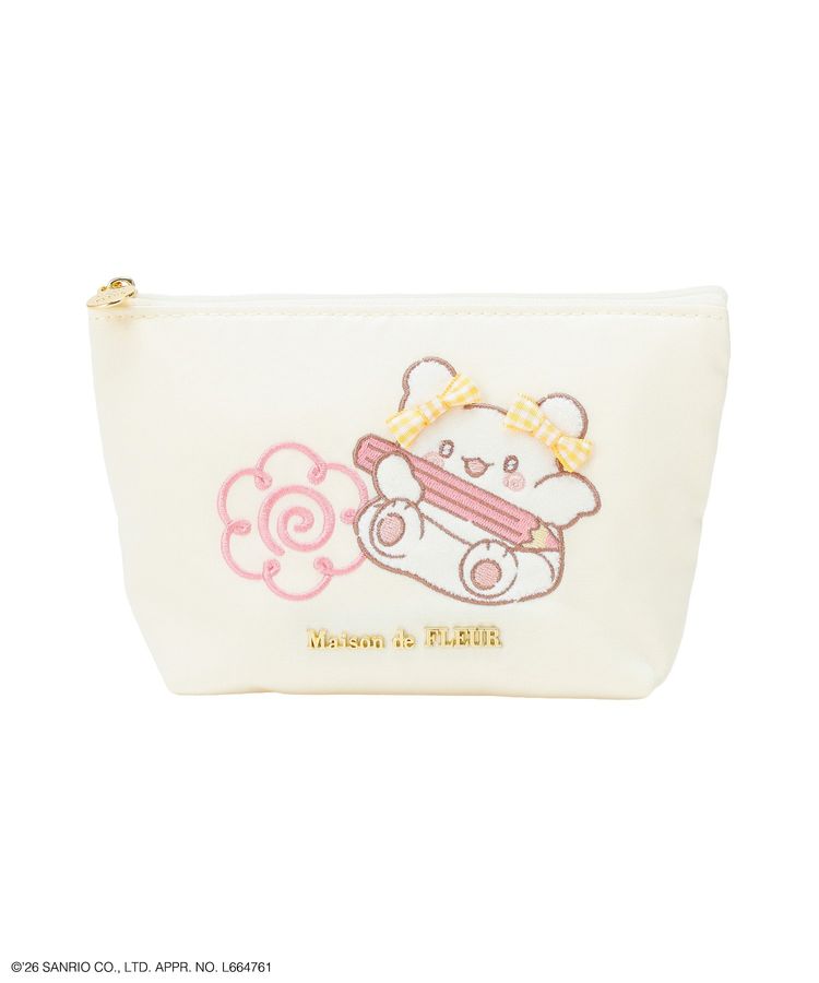 🎀【預訂】Hanamaruobake x Maison de FLEUR 刺繡小包