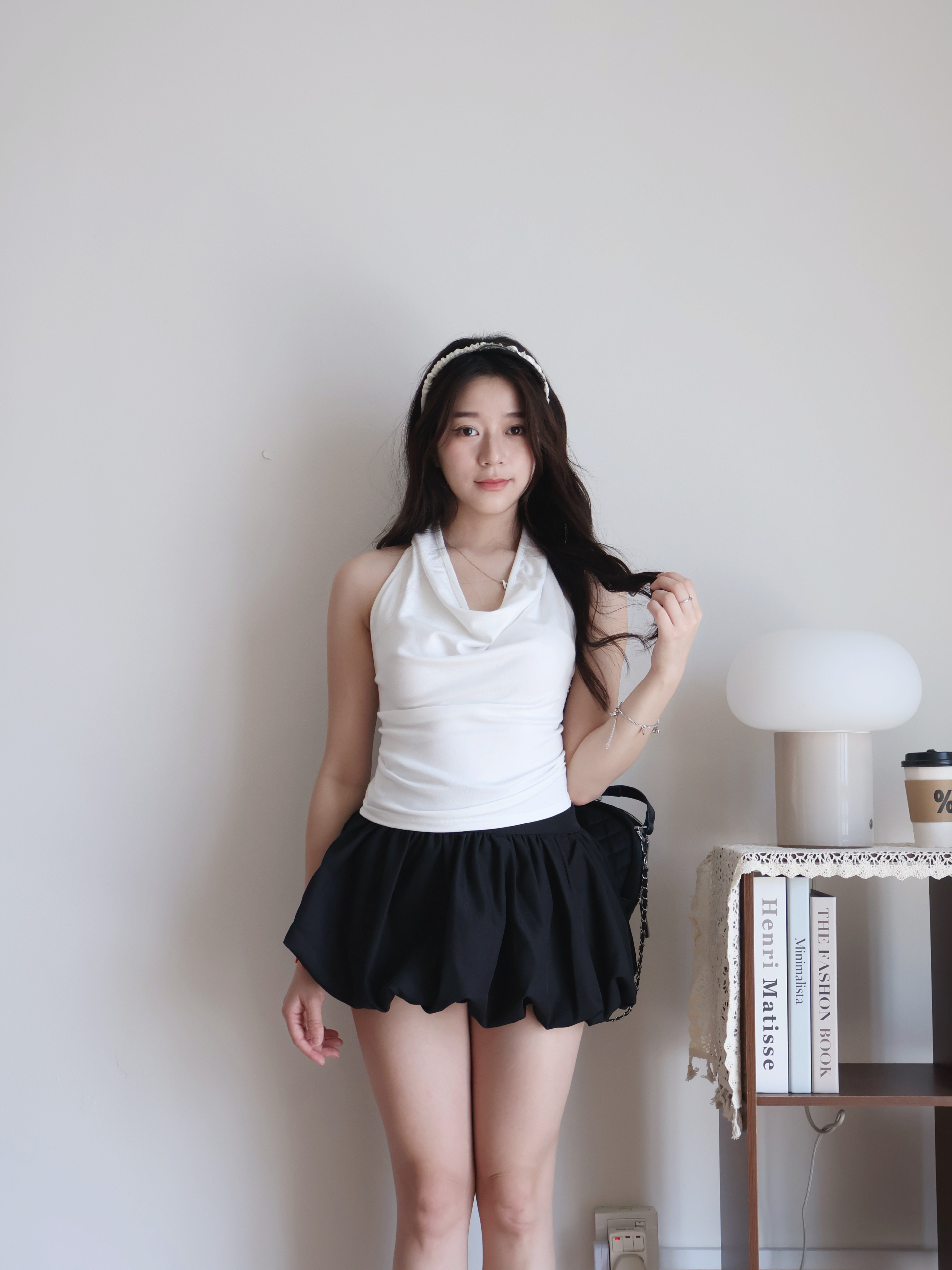 Bubble Mini Skirt | Black