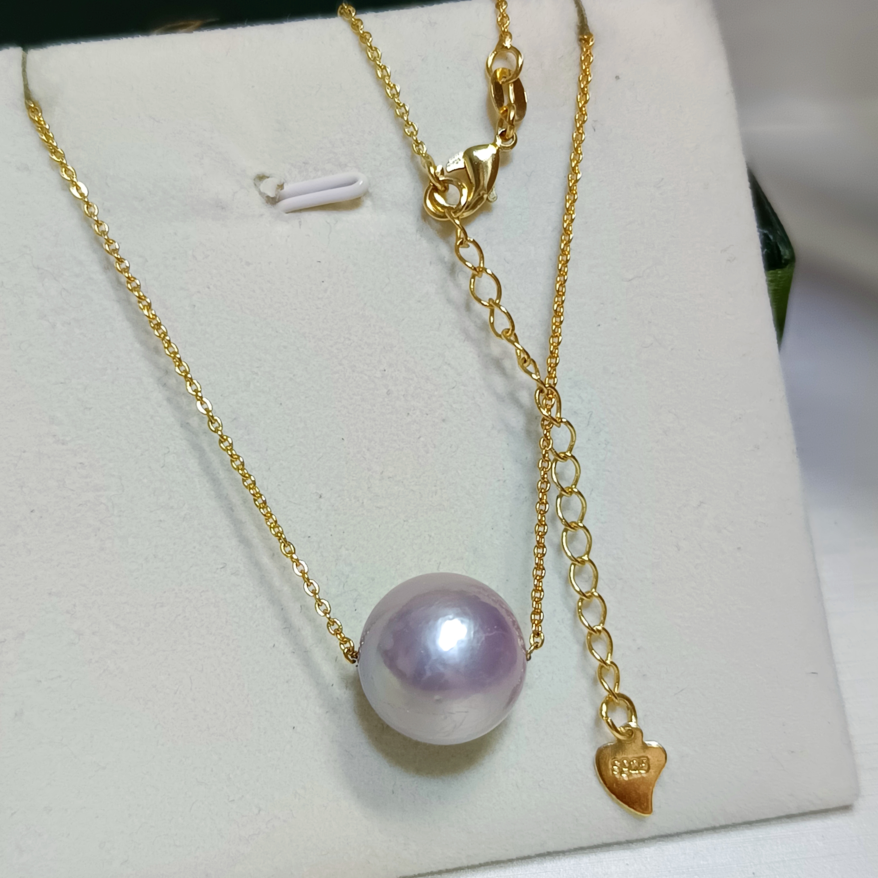 ✨特惠產品✨正圓極光大粒愛迪生金屬炫彩銀粉紫珍珠固定路路通注金套鍊