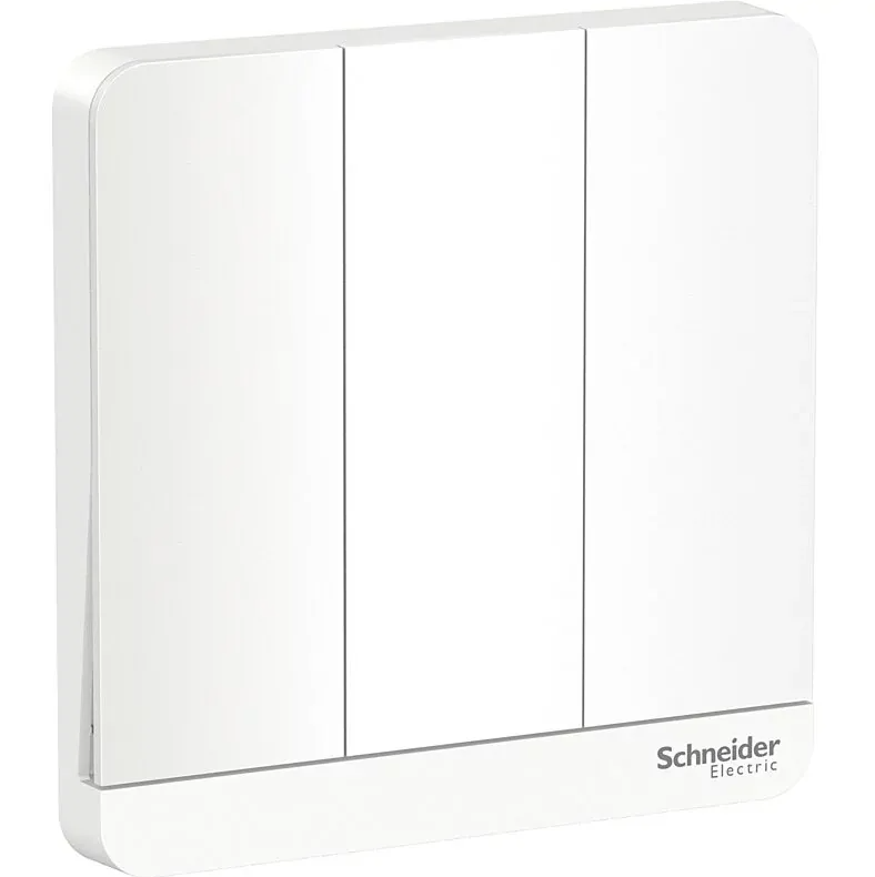 施耐德 奐尚 16AX 三位單控開關掣連LED指示燈 E8333L1LED_WG_C5