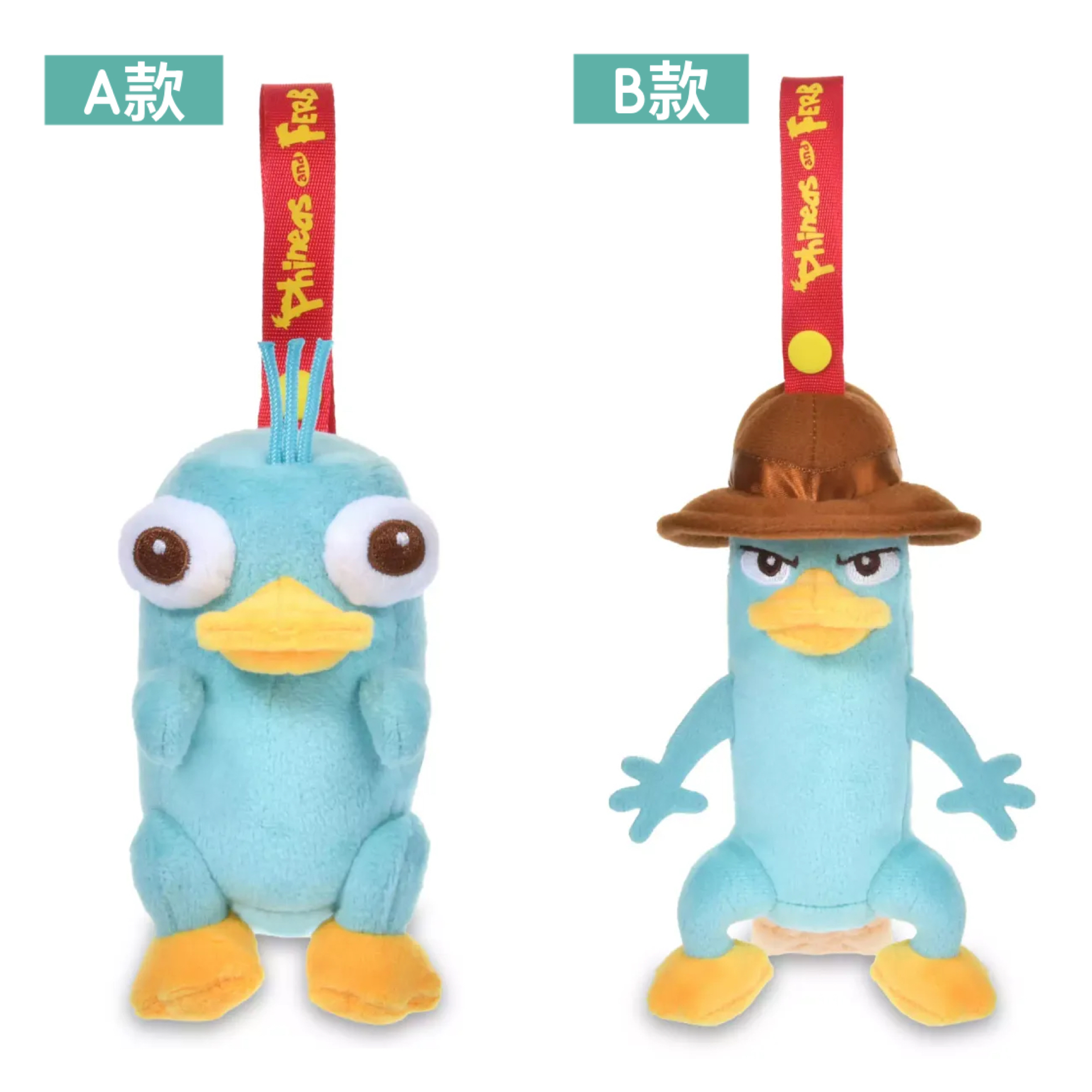 日本預訂📍日本迪士尼PHINEAS ＆ FERB系列 - 公仔吊飾 18/8日本開售