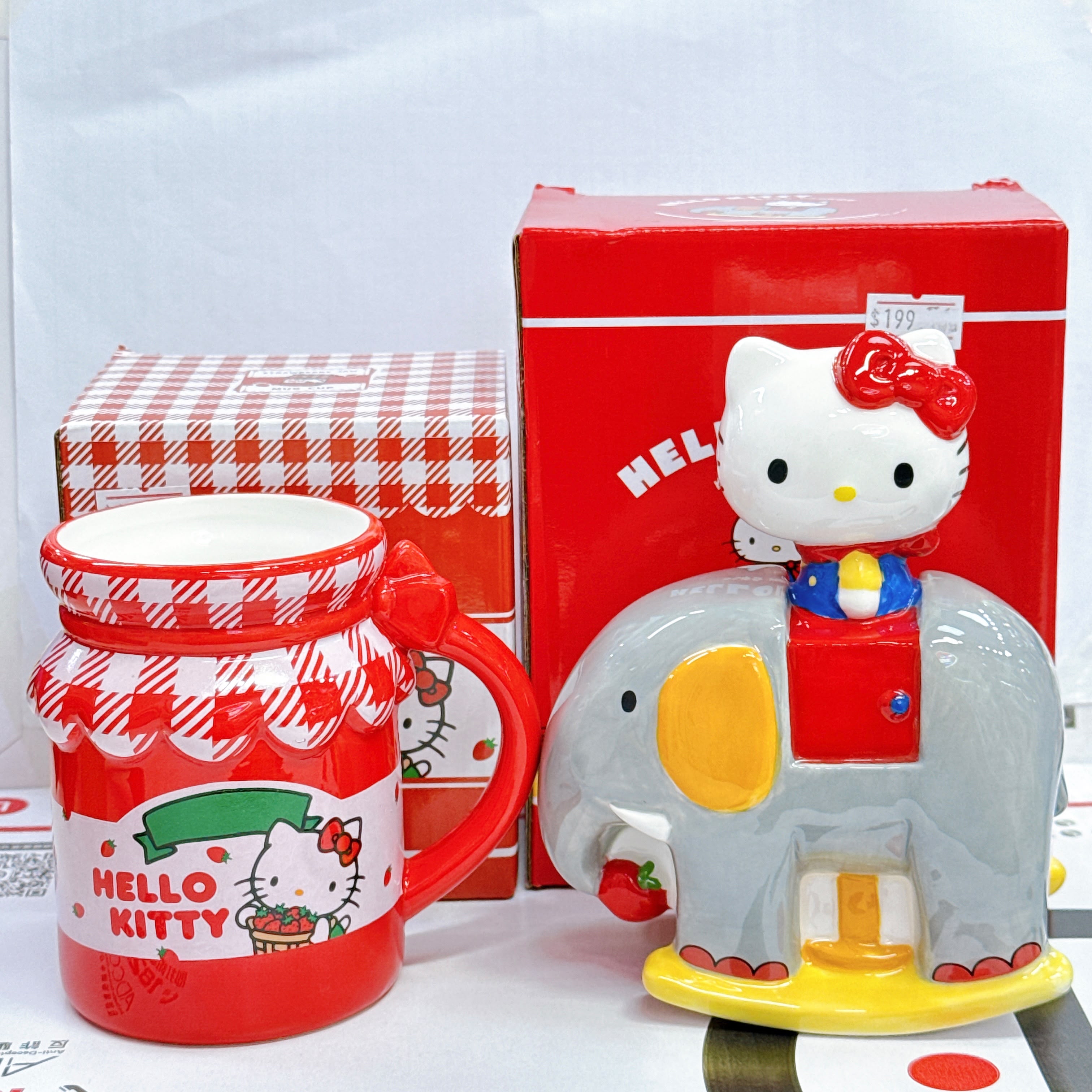 日本直送Sanrio Hello Kitty 新款陶瓷錢罌/陶瓷杯