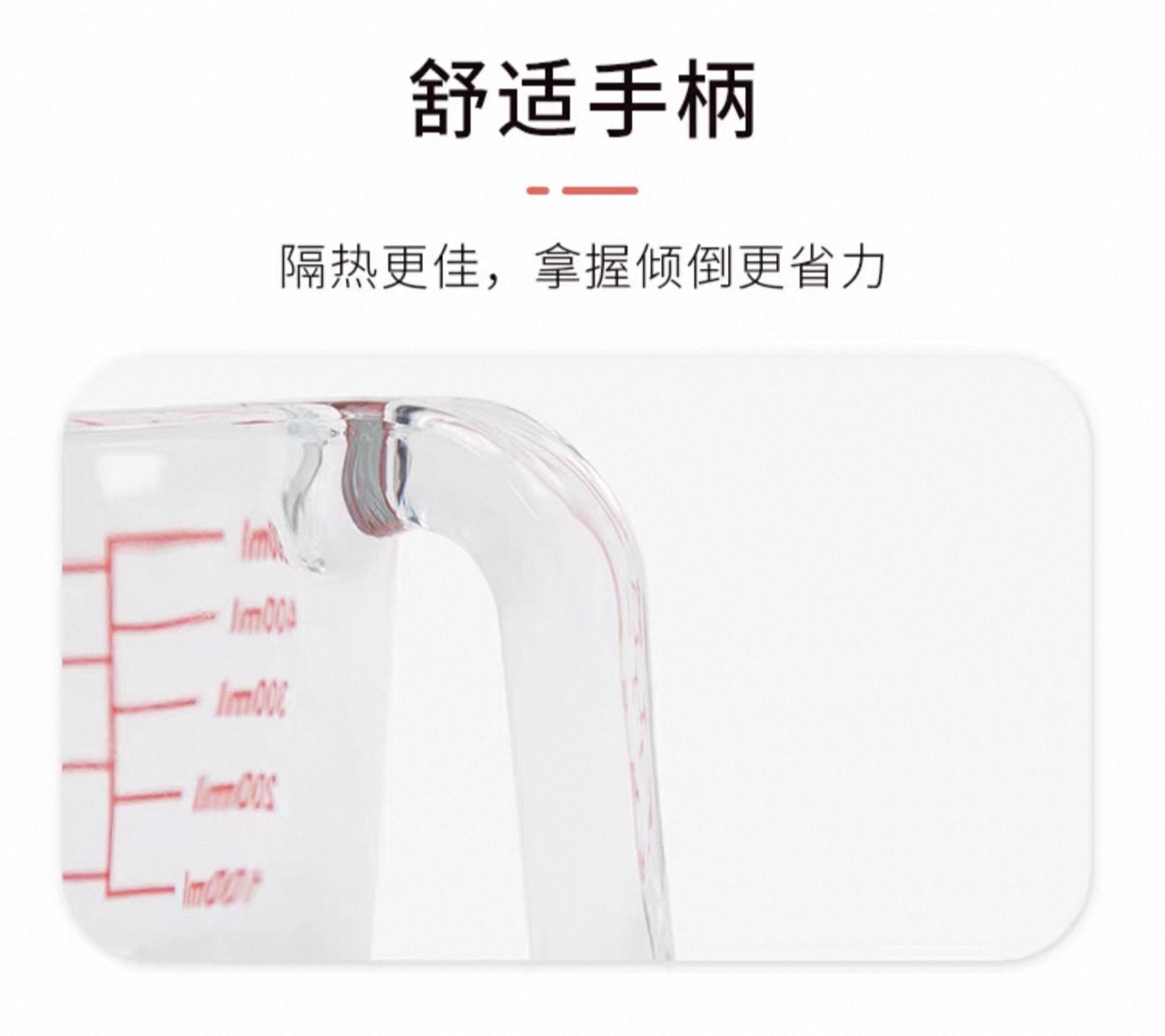 500 ml Multifunctional Glass Measuring Cup