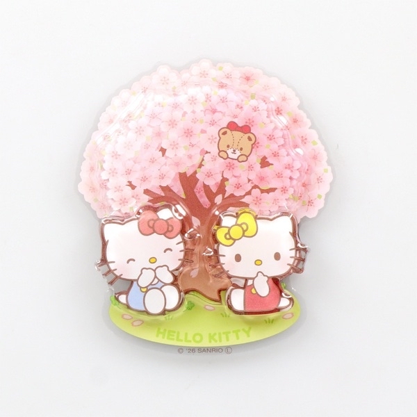 Sanrio hello kitty 櫻花樹磁石貼 LSA-MAHA-113-KT
