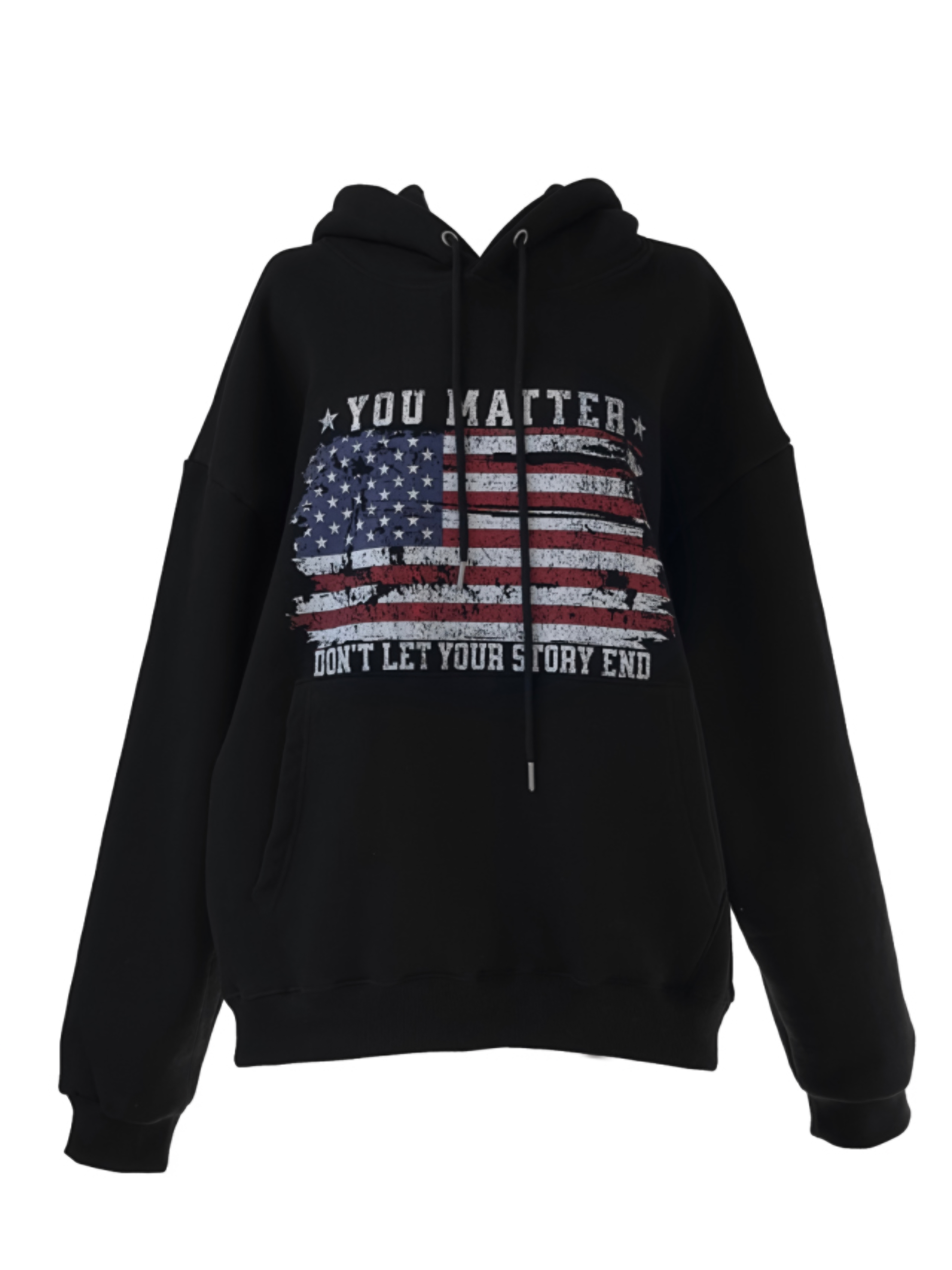 American Flag Oversized Hoodie(Unisex)