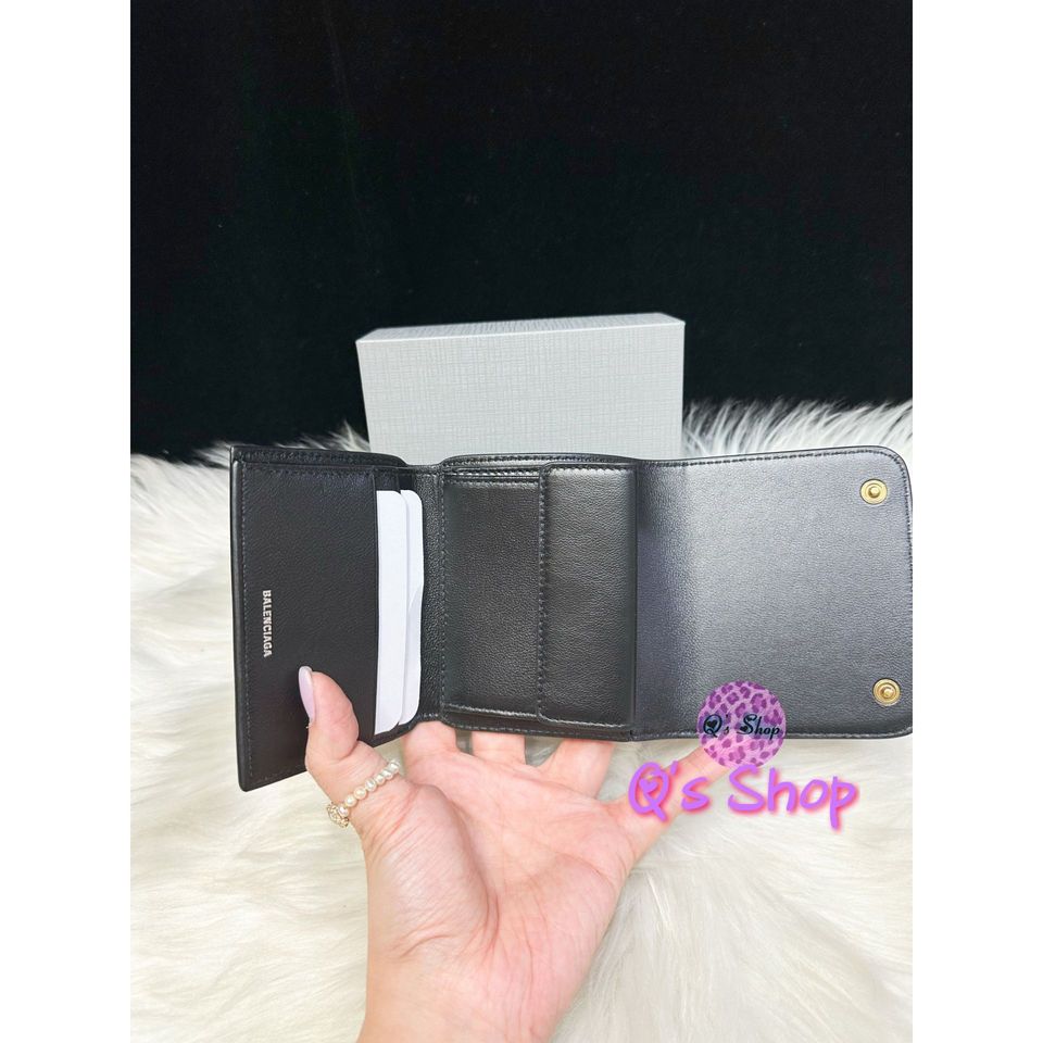 Balenciaga-wallet-blk | Q's Shop