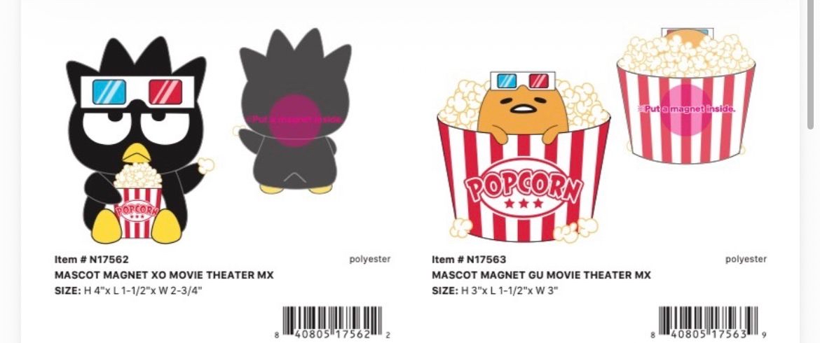 8-9月新品預訂｜美版 爆谷系列公仔/公仔吊飾🍿