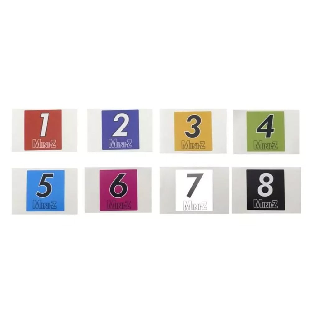 Kyosho Mini-Z Car Number No.1-8 50set