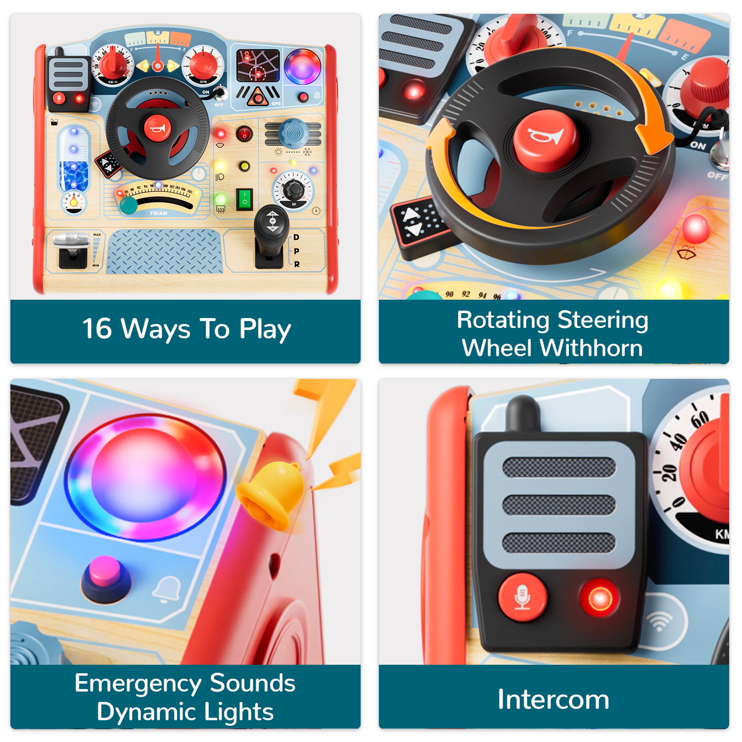 小英雄消防車操作台  Busy Board Fire Fighter