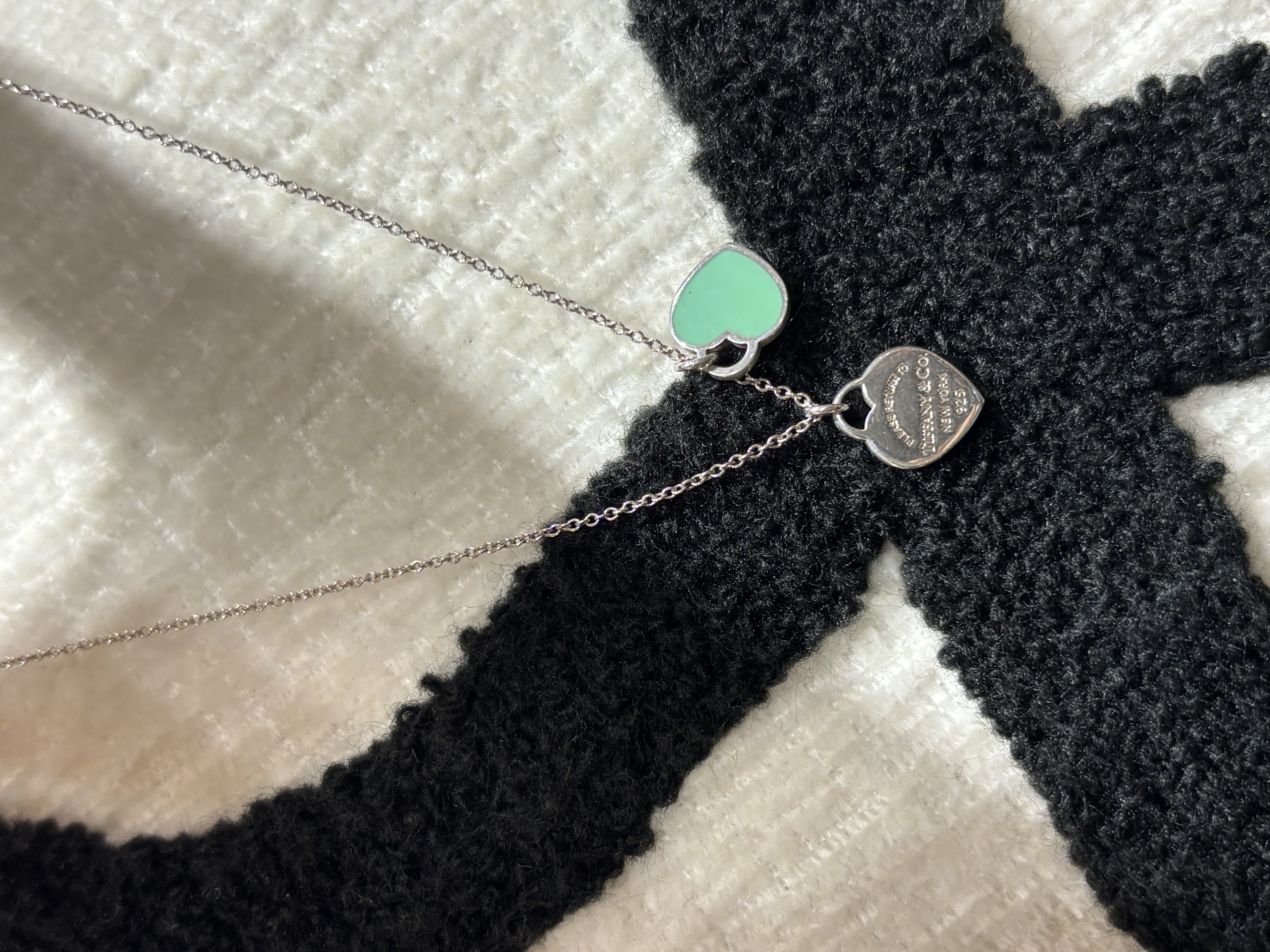 Tiffany & Co. 925 Heart Necklace 100%Authentic, 98%new