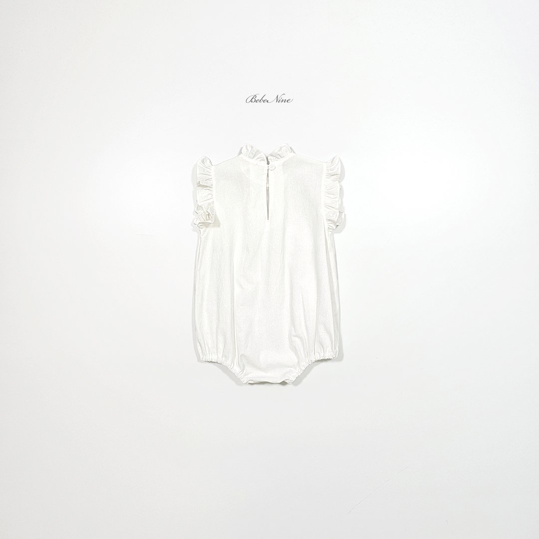 ☀️預訂 韓國直送☀️🇰🇷Bebenine三色摺皺荷葉邊背心包屁衣