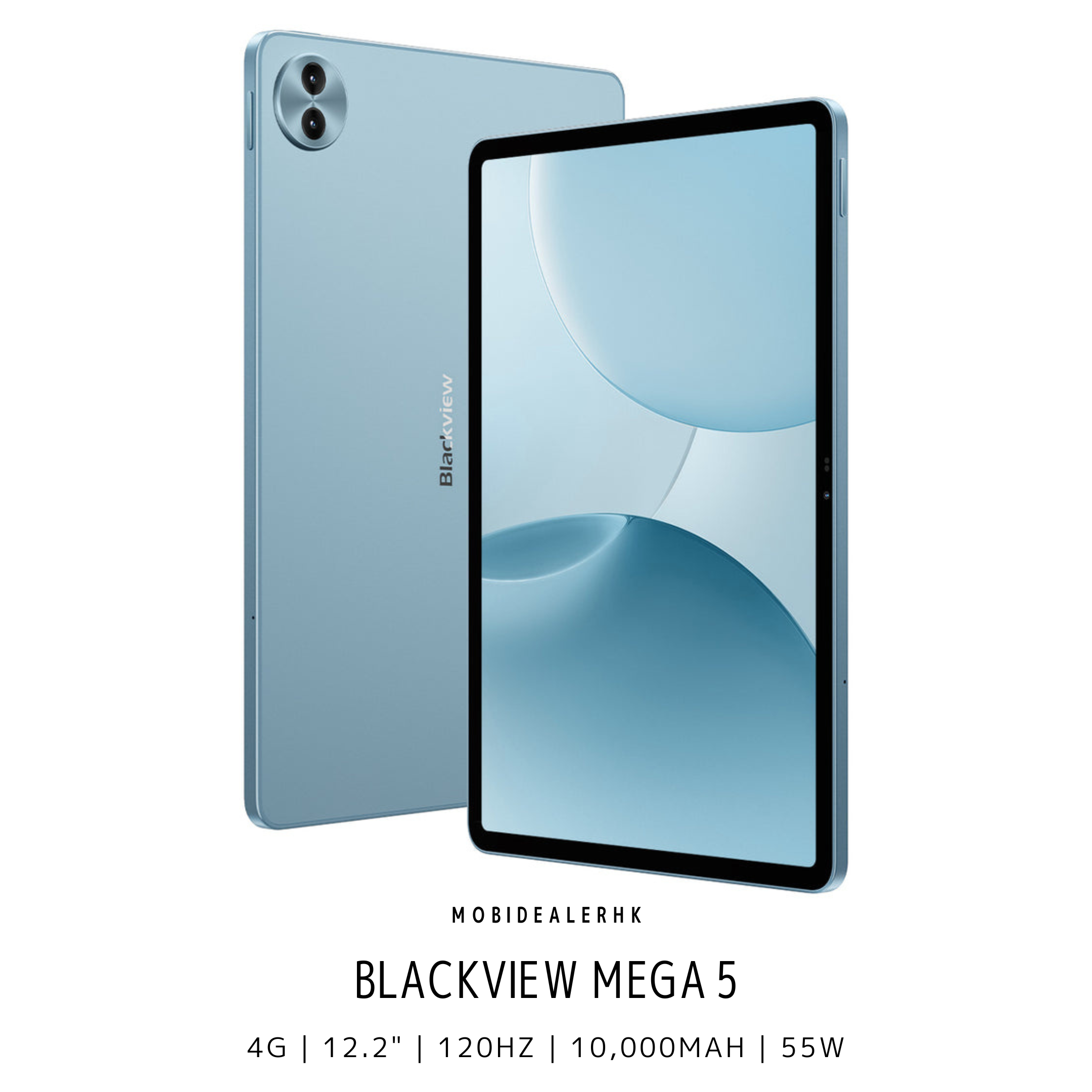Blackview Mega 5 | 4G | 平板電腦 | 12.2" 2.4K 大屏 | 10000mAh 大電量