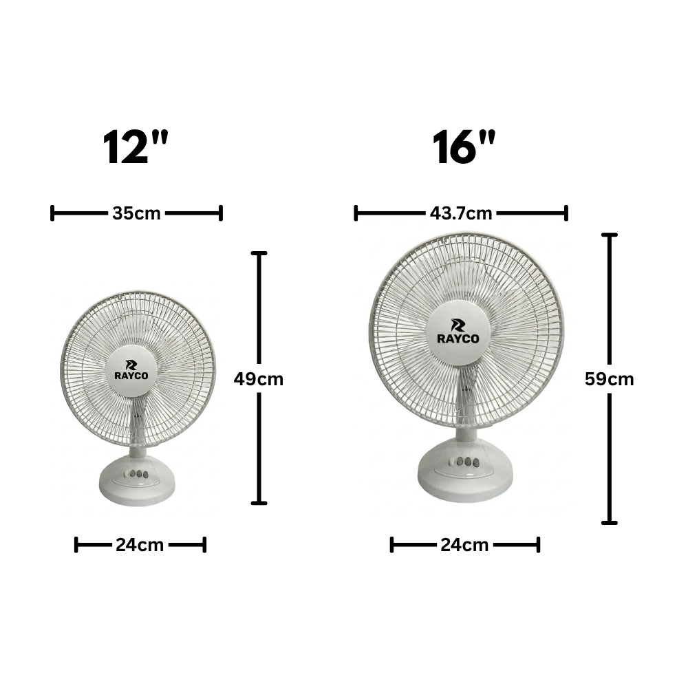 Rayco 16" Table Fan RDF2116 EO
