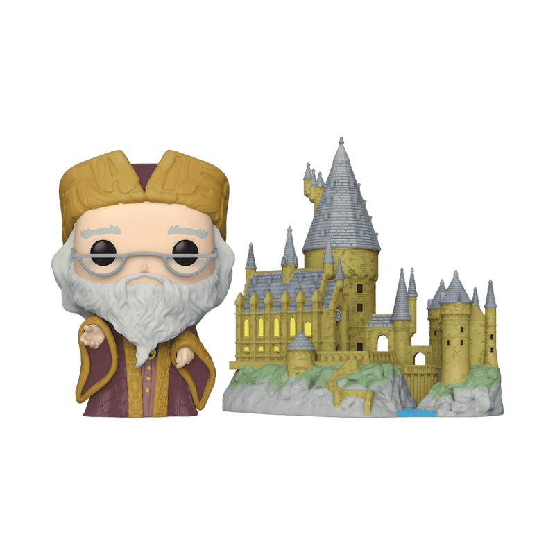 📦訂購 美國代購 Funko POP! Harry Potter Town Albus Dumbledore with Hogwarts Figure 哈利波特 模型