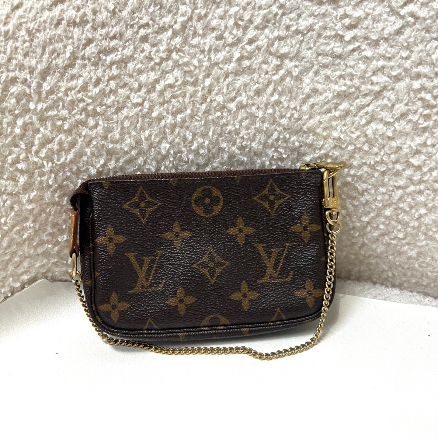 【預訂貨品】LV中古老花麻將包