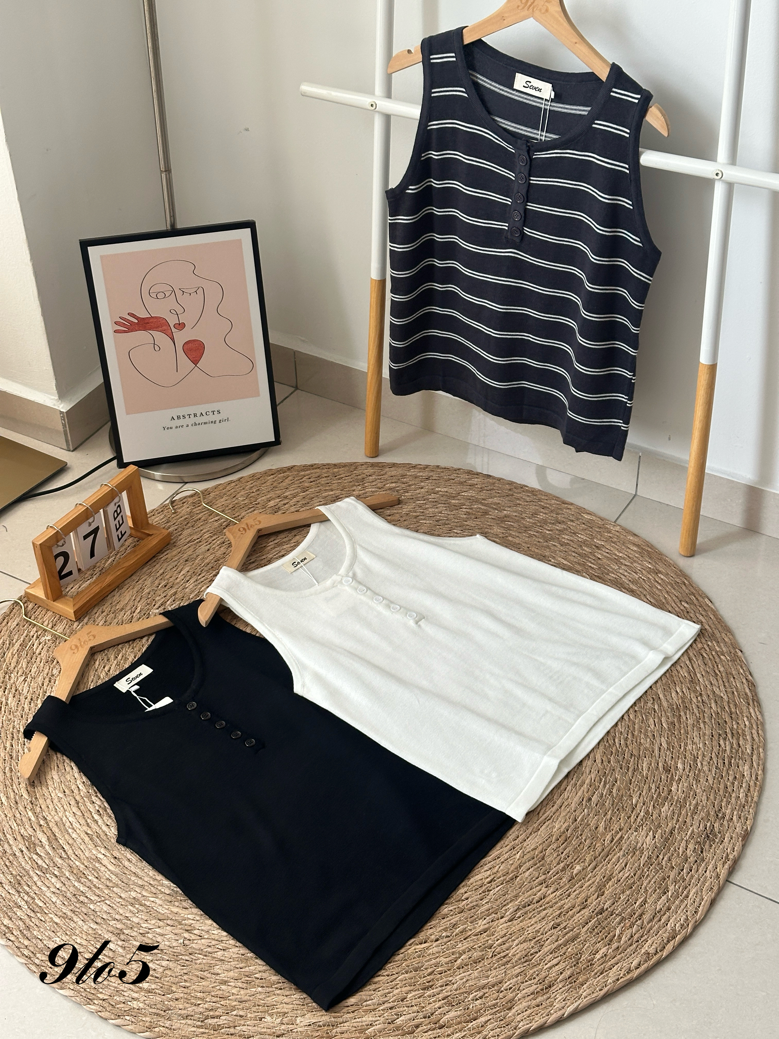 T3975 Camisole Tank Top - 3 Colors