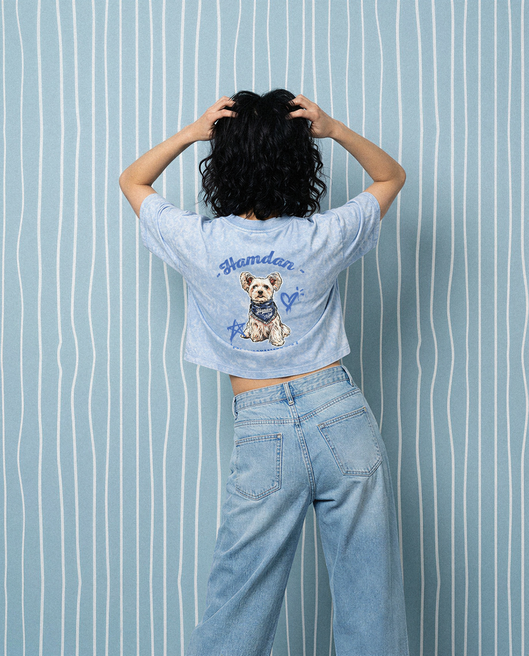 【寵物客製】女裝Crop Tee