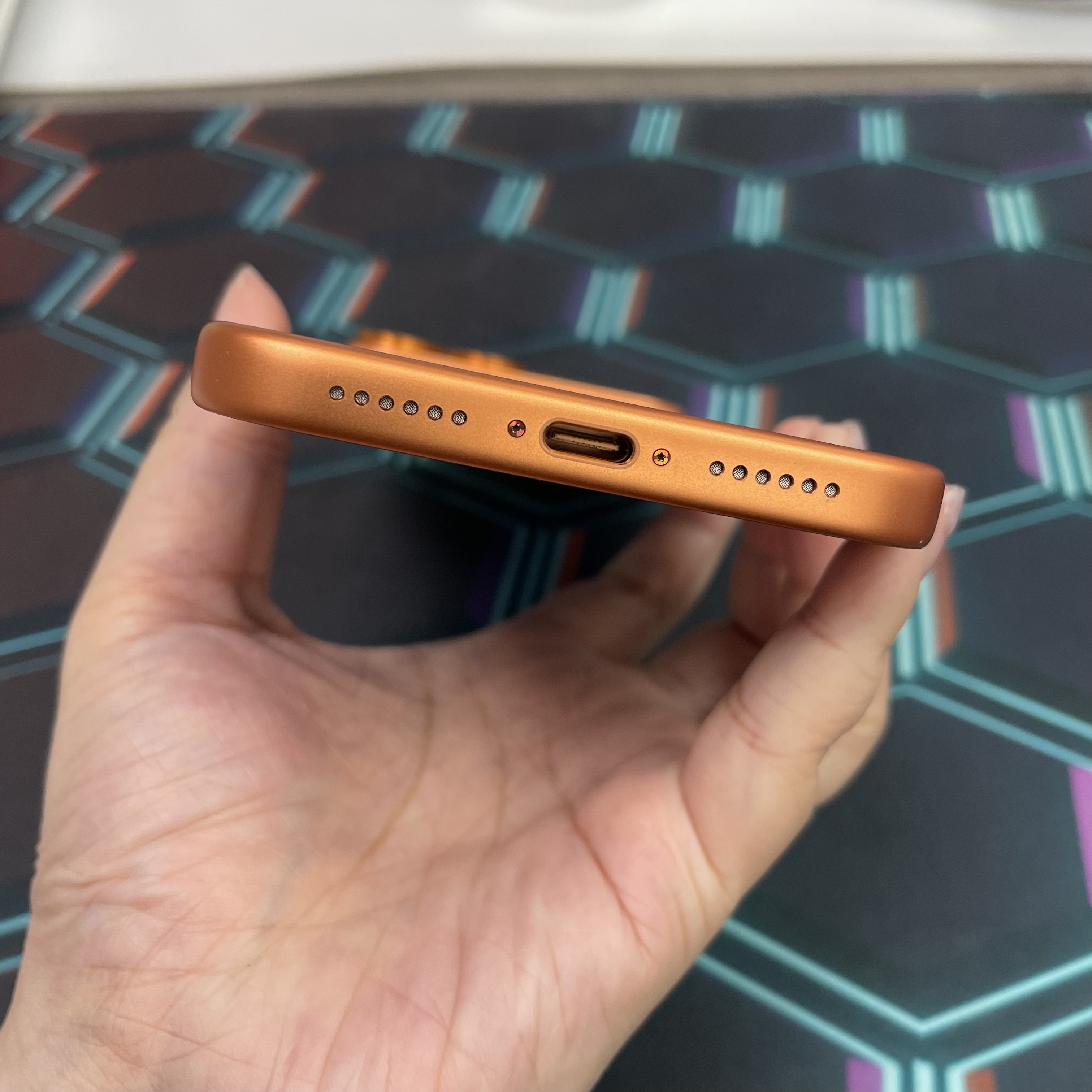 *8047 17 Pro max 完美機 512GB 電100 橙色 orange
