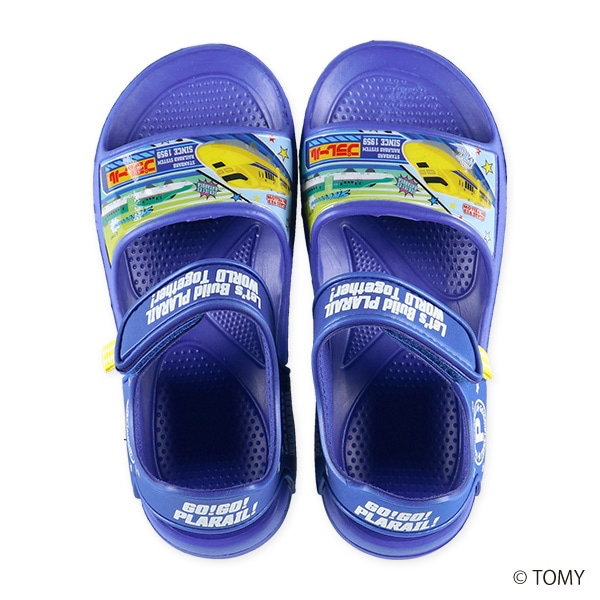 🇯🇵預訂 日本直送🇯🇵新干綫列車圖案藍色涼鞋