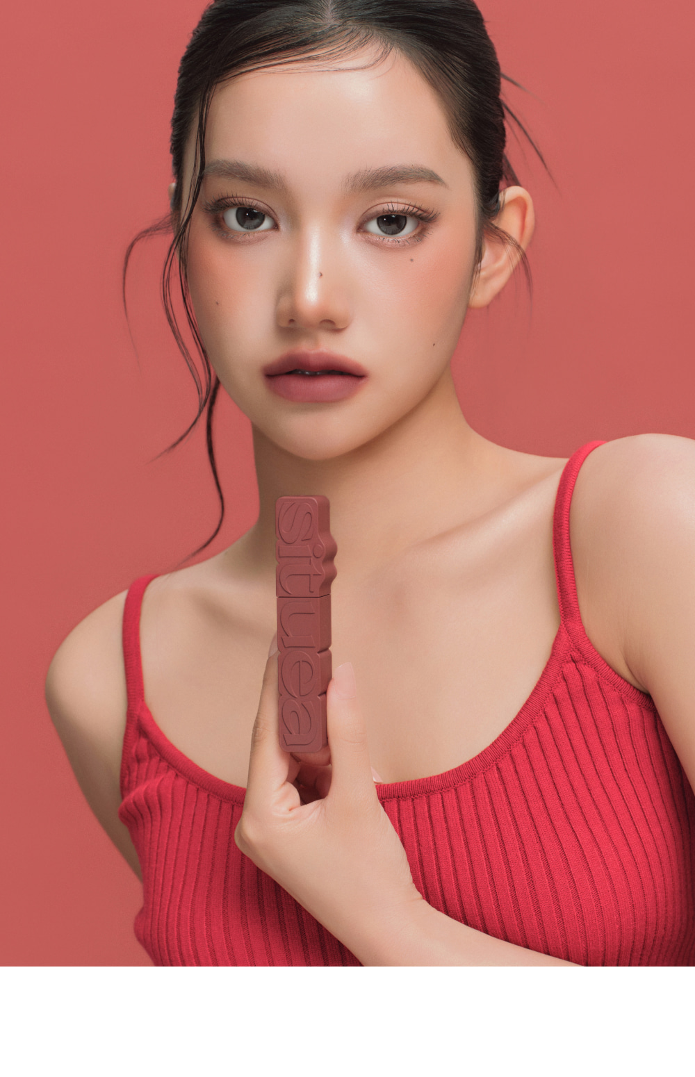 situea - Airy Mousse Velvet 105 Sober Red