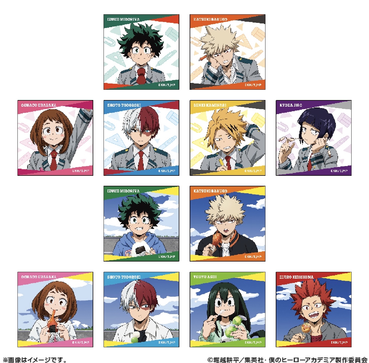 Preorder預9/2026年我的英雄學院10周年記念 貼紙 vol3原盒