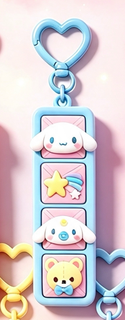 [4月尾到貨]新款 Sanrio 鍵盤按鍵匙扣