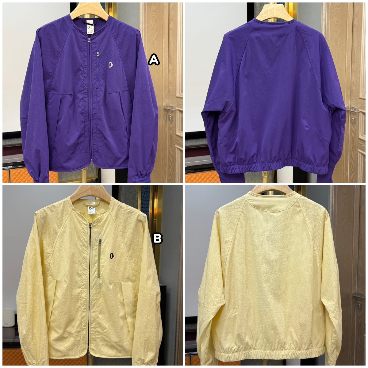 An Ko Rau 旅行系列圓領拉鍊外套 