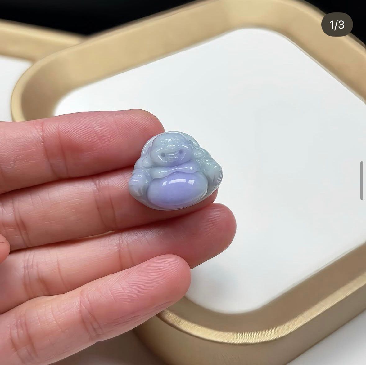 濃紫翡翠小佛公