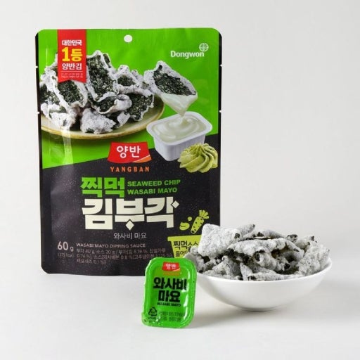 韓國 Dongwon 點醬 酥脆海苔片 2包 / 套｜BBQ烤肉味 / Wasabi 芥末味
