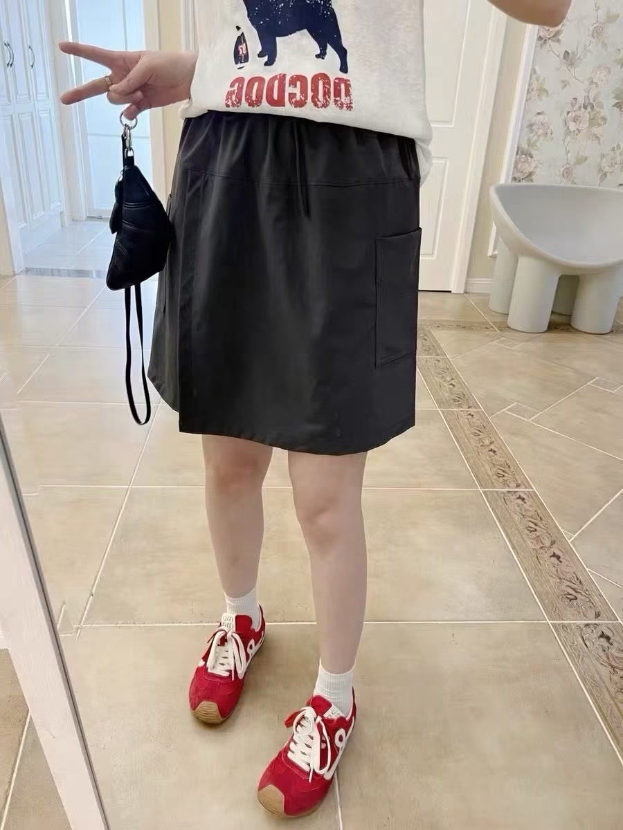 橡筋腰側袋裙褲 