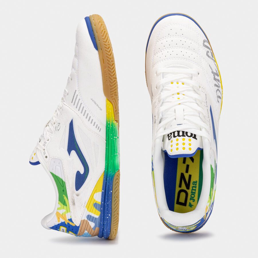 Futsal Shoes Dz-7 25 Dyego Zuffo Indoor White/Blue