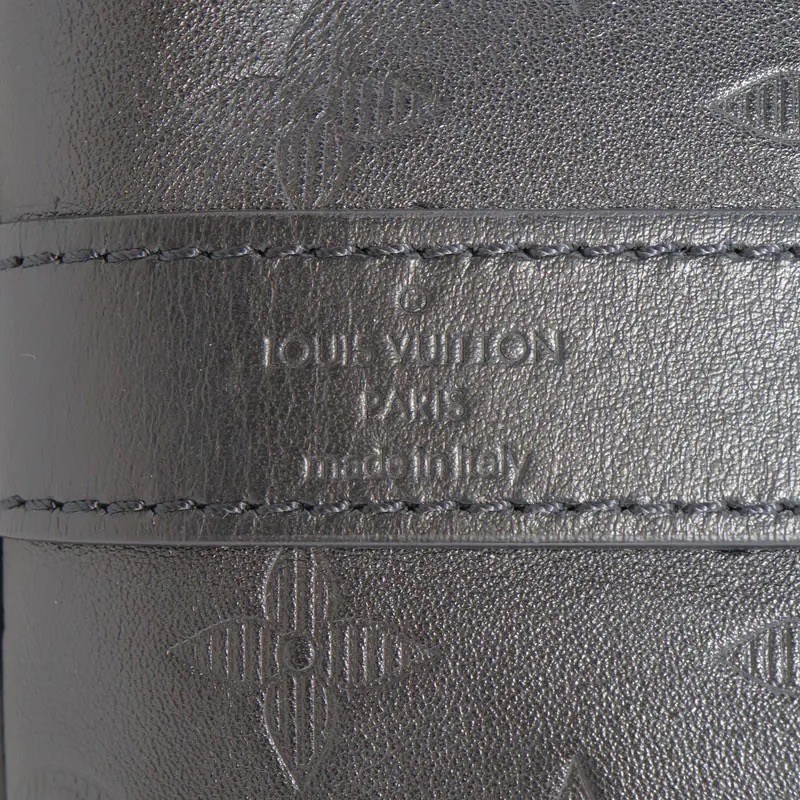 Louis Vuitton Monogram Shadow Keepall 50 Bandouliere Travel Bag