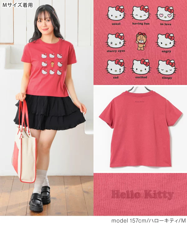 日本預訂📍日本Sanrio得意表情圖案短袖Tee