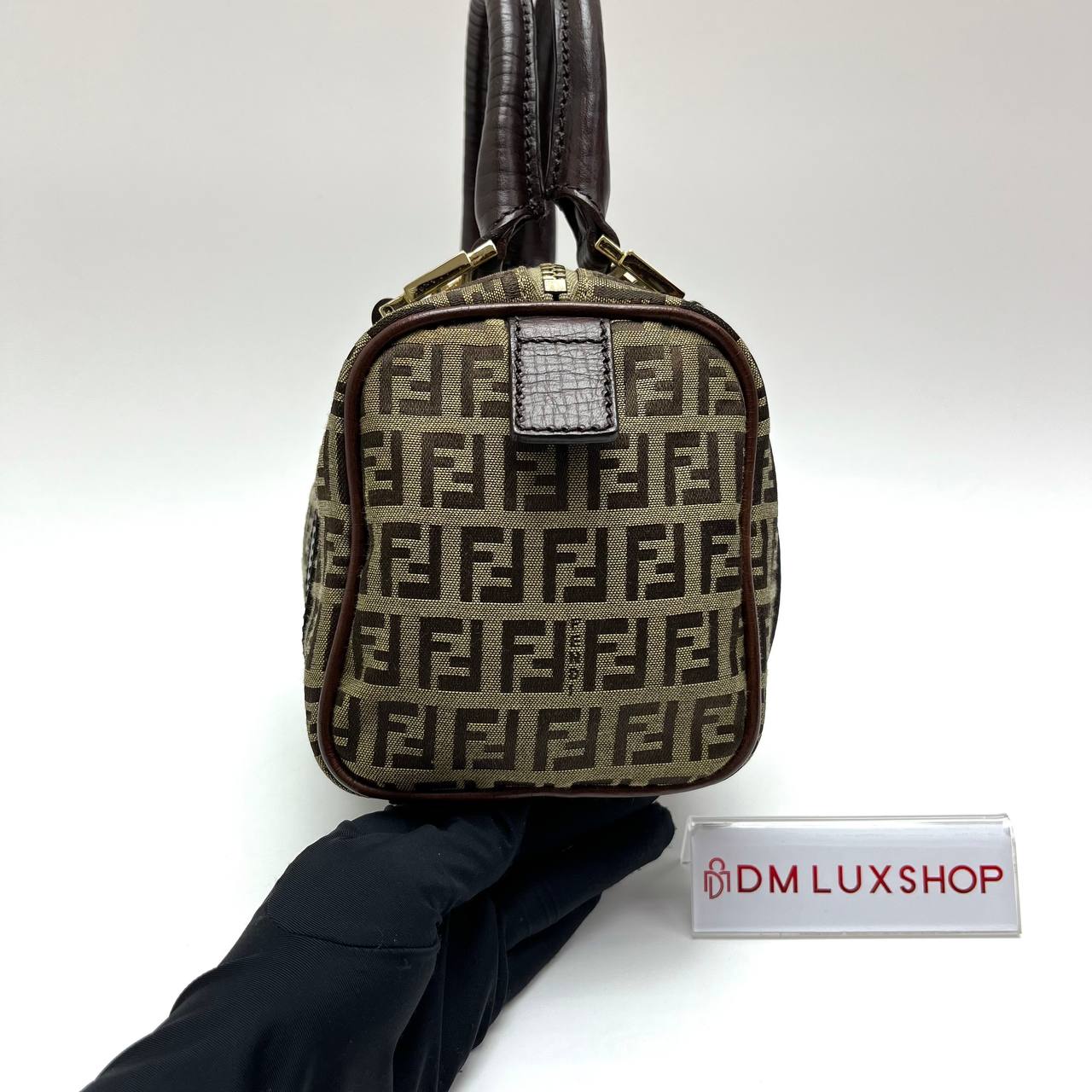 Fendi Zucchino Mini Boston