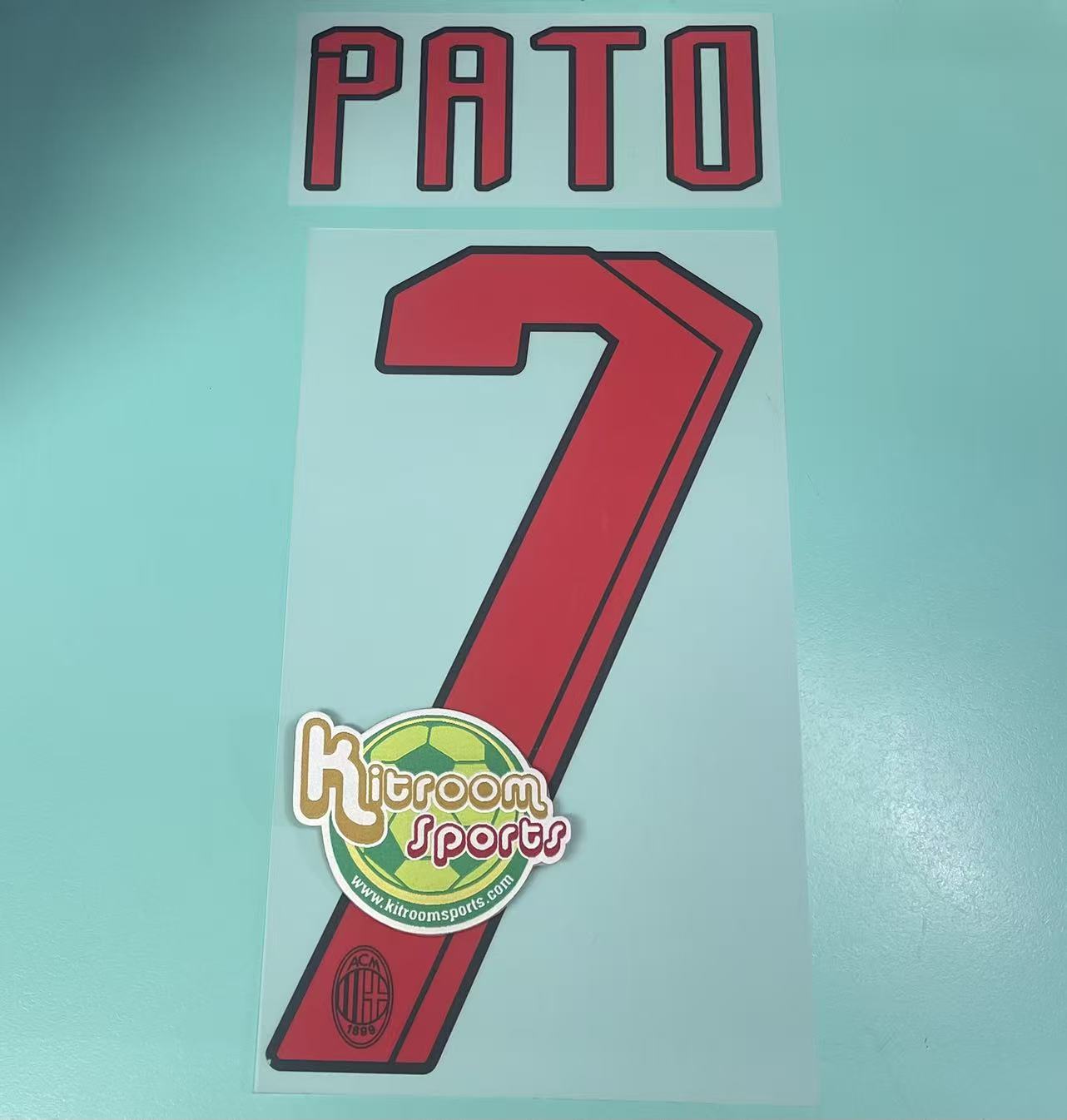 2007-08 AC MILAN Away Nameset #7 PATO