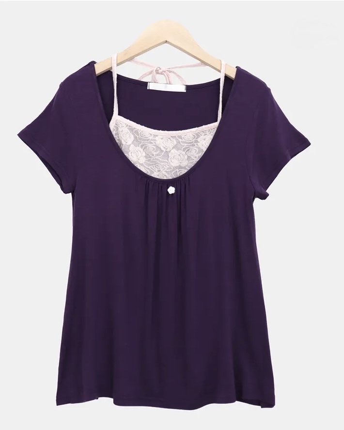 Layer Lace Halter-Neck Top