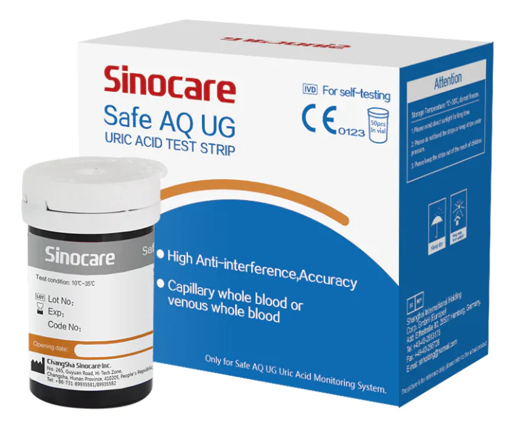 Sinocare Safe AQ UG尿酸試紙