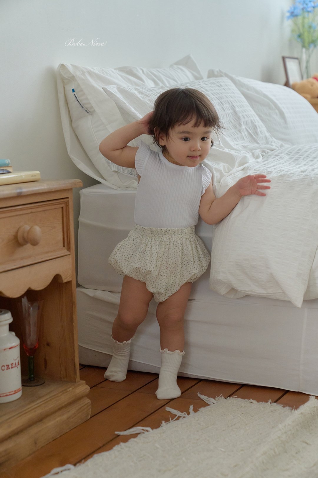 ☀️預訂 韓國直送☀️🇰🇷Bebenine四色碎花波點純棉燈籠褲