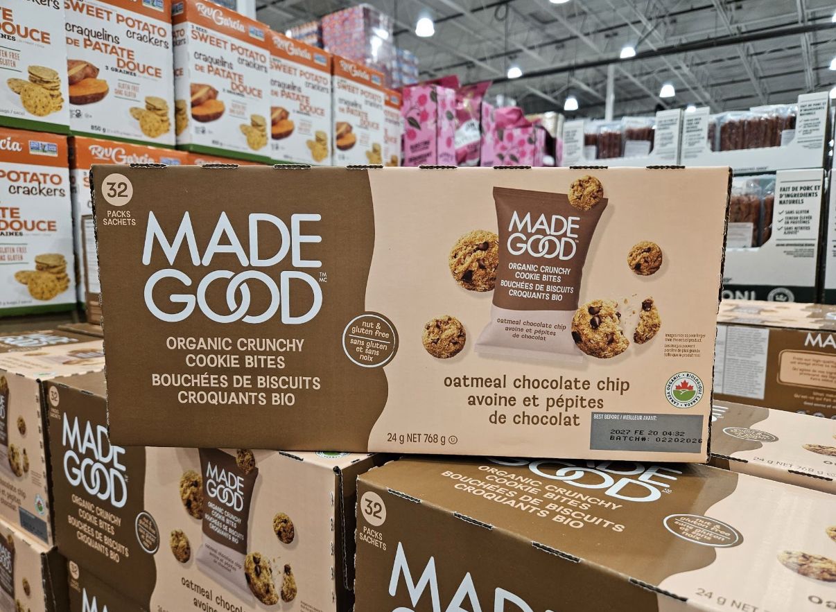 加拿大直送【Made Good 朱古力燕麥迷你曲奇24g 🍪 (一盒32包)】
