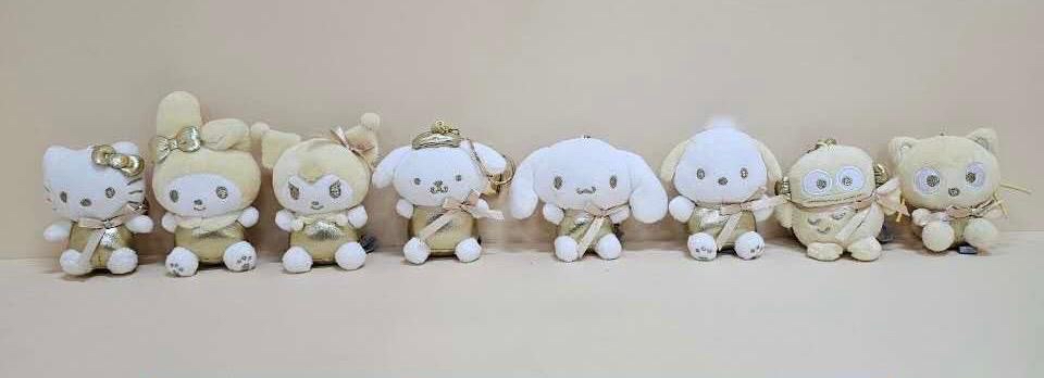 *🇰🇷🆕韓國直送限定金色😍限量版😍金色閃閃Sanrio 8cm 鎖匙扣*