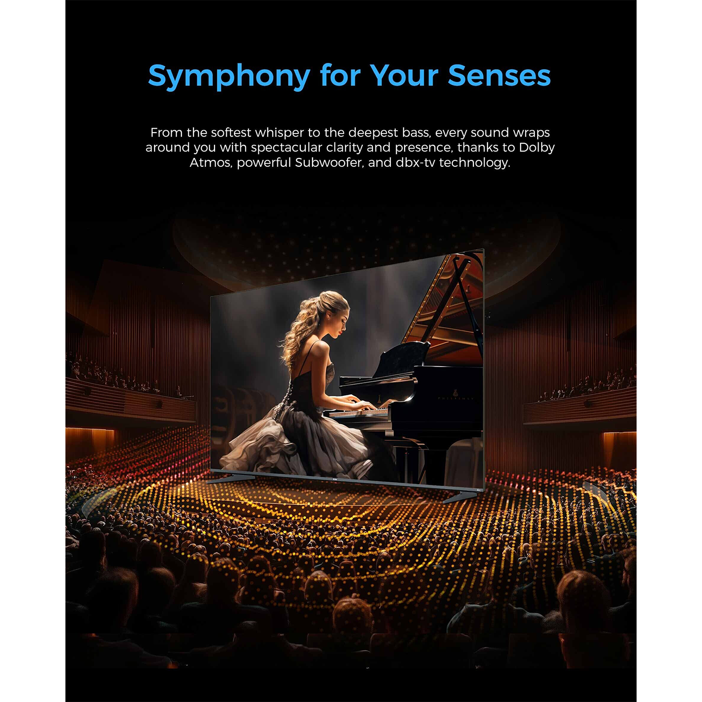 Haier 75" HQLED 4K Smart TV (H75M80FUX)