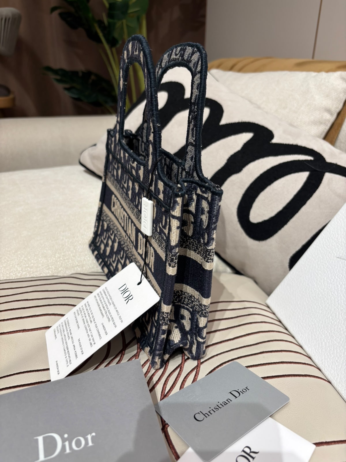 全新 Dior mini BOOK TOTE  100%Authentic ,unused 未使用品 ✅certificate card✅dust bag ✅盒 
