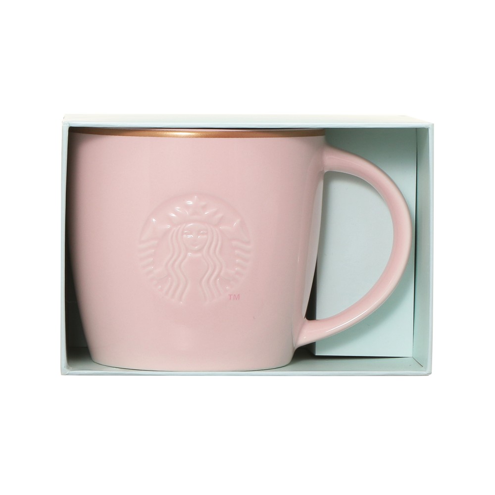 《日本🇯🇵 STARBUCKS Mother's Day 限定系列》金邊Logo馬克杯 355ml