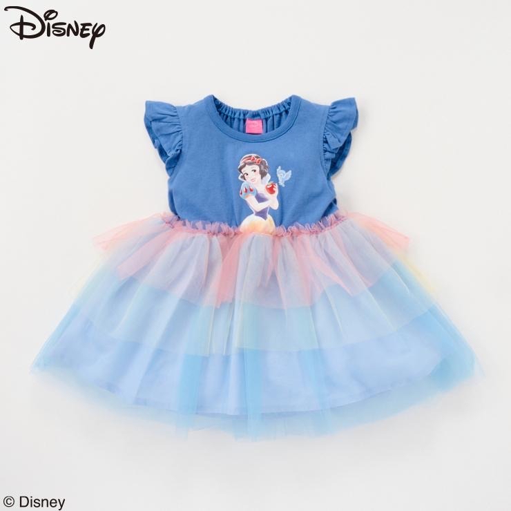 🇯🇵限時預訂 日本直送🇯🇵白雪公主印花薄紗荷葉邊連身裙