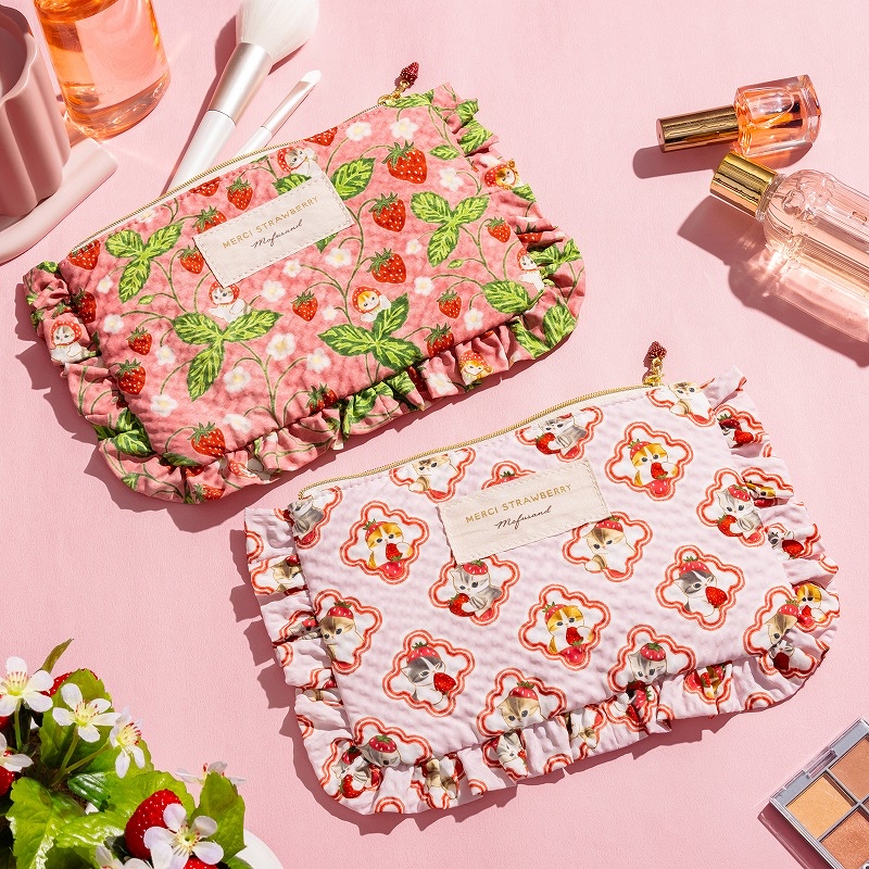 🎀【預訂】 mofusand 草莓🍓系列 Pouch P