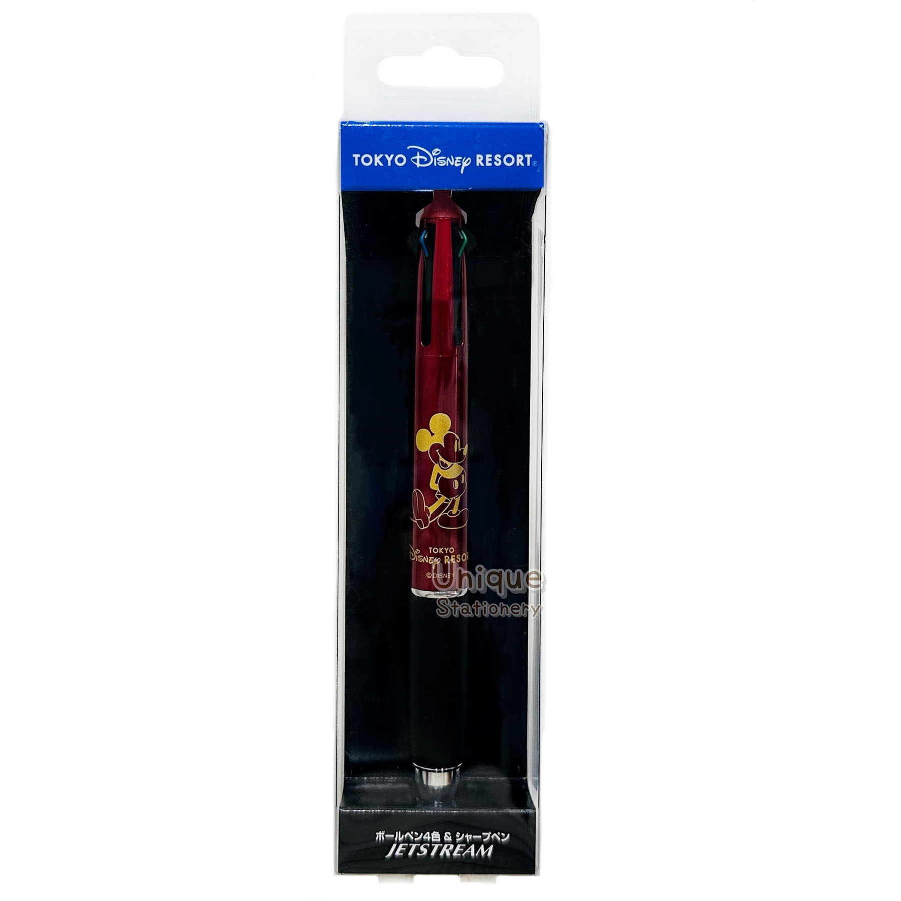 現貨｜【日本 Disney Store 限定】 Mickey Mouse 米奇老鼠 Disney 日本製 uni Jetstream 4&1 多功能 5用筆 0.5mm 4色原子筆 + 0.5mm 鉛芯筆 060562