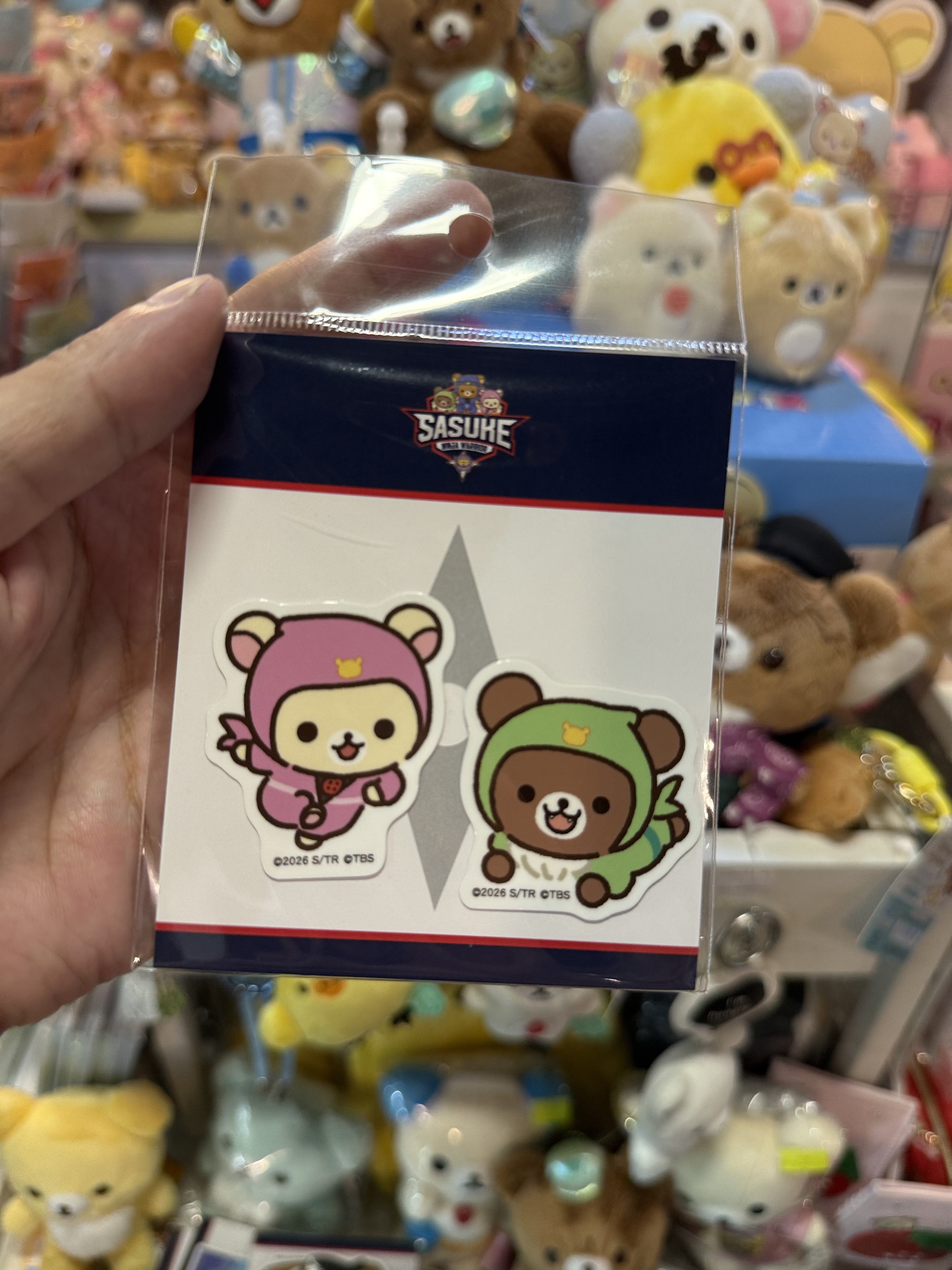 《現貨》全新 SASUKE  x rilakkuma系列貼紙