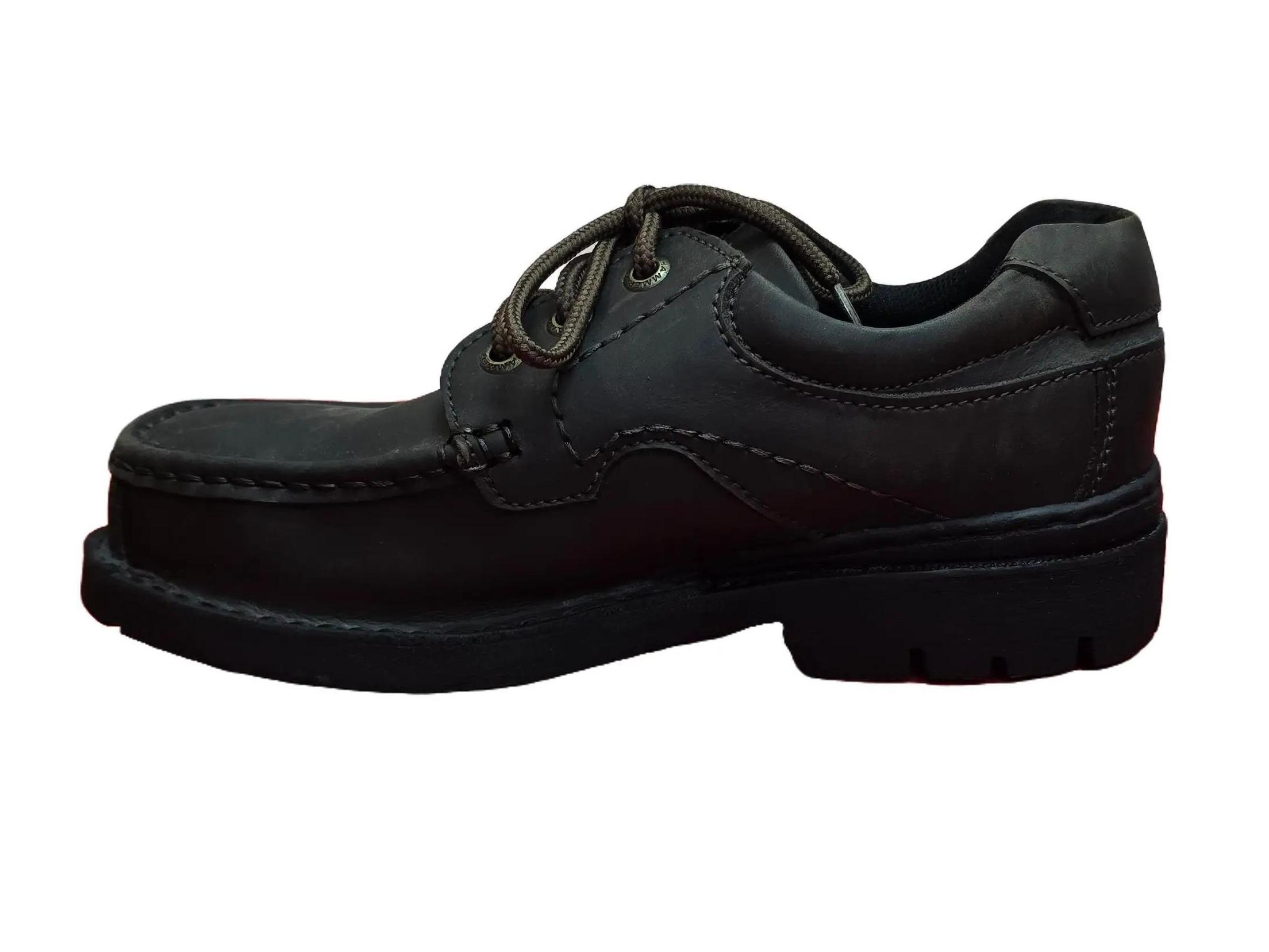 Black Hammer Safety Shoes BH-4992 Low cut with Shoe Laces Kasut Keselamatan